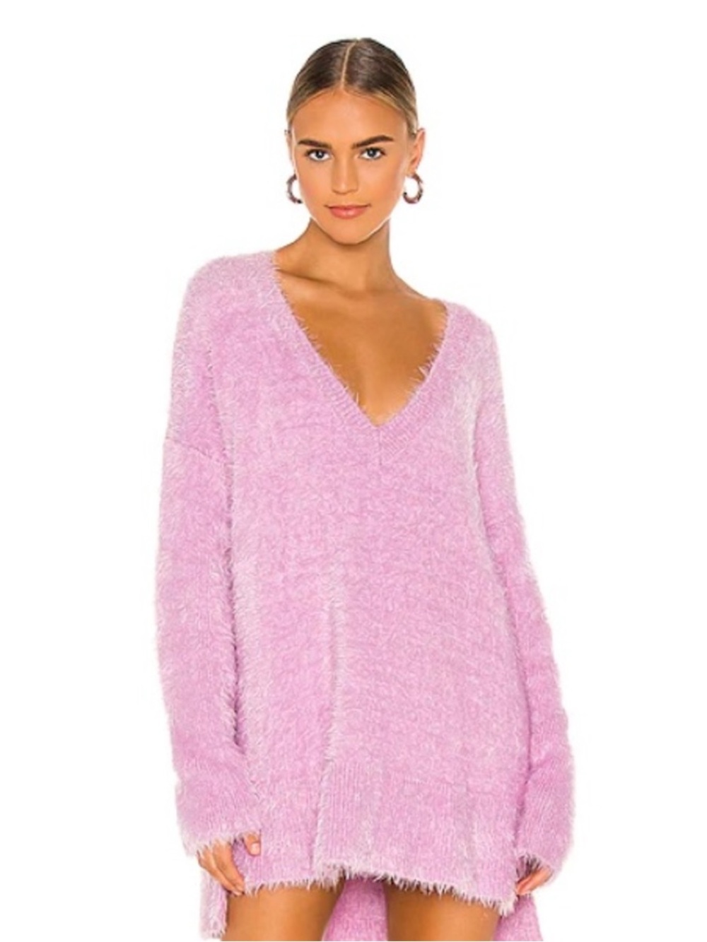 Show Me Your Mumu Pink Oversized Cozy Sweater Women's Small